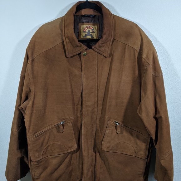 Phase 2 men's suede leather jacket Size XL Vintage - Picture 2 of 8